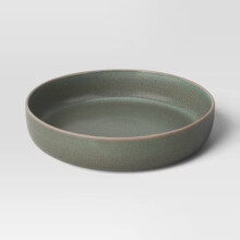 Olive Green Stoneware Dinner Bowl 1200 mL