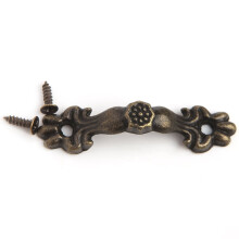 Schubladengriffe aus Zinklegierung in Bronze, 43 x 10 mm, 10er-Pack
