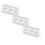 Transparente, stapelbare Eierablage – 3er-Pack, Weiß 1