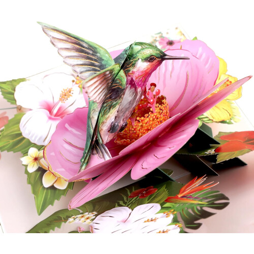 Κάρτα γενεθλίων Butterfly Waltz3D με χρυσή άκρη