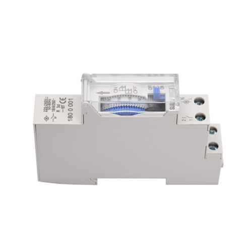 Μηχανικός χρονοδιακόπτης 24 ωρών DC12V σε ράγα DIN