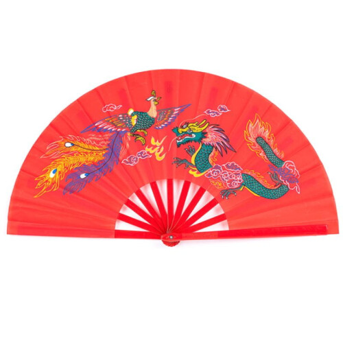 Leque dobrável de plástico para dança, decoração e presentes.