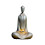 Iron Zazen Buddha Statue, Rustic Finish, 1 Piece 1