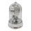Retro Round Desk Clock in Silver or Gold 1
