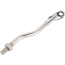 Replacement Part New Bowfishing Rod Attachment Bow Fishing Reel Seats Shoot Thru Rod Stainless Steel