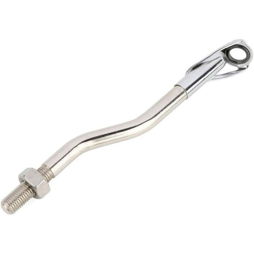 Rustfrit stål buefiskestangbeslag 14 cm