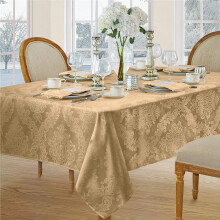Barcelona Damask Tablecloth 60 x 144 in Rectangle