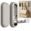 Foldable Wall Coat Hook Silver 1