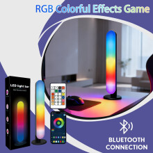 RGB LED Light Bar with Remote, Bluetooth Music Sync Gaming Lights – Compatible with PC Setup, Bedroom & Game Room Decor