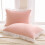 Queen Pillow Covers 20x30 in, Ruffled Microfiber Sham Set 1