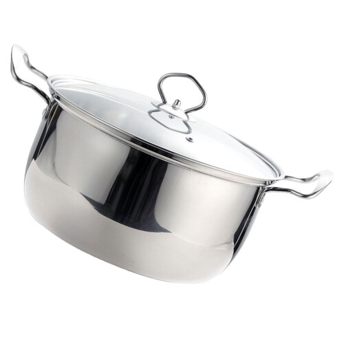 Stainless Steel Stockpot with Double Handles