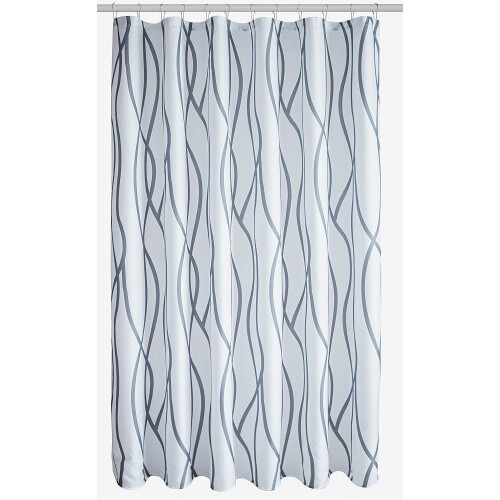 Textured Polyester Shower Curtain 72 x 72 in