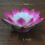 LED-Harzblumenleuchte, 15 cm, Gelb 3