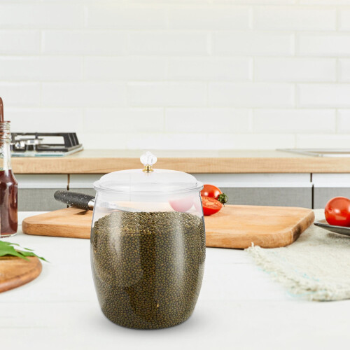 Clear Plastic Airtight Storage Jar 6.5L 2