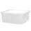 4-Compartment Plastic Storage Box with Drain Tray 1