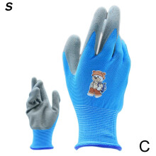 Latexbelagte havehandsker til børn, 18x9 cm
