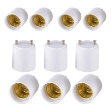 GU24 to E27/E26 Light Adapter White 10 Pack