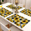 Cotton Linen Placemats 44x31 cm 4 Pack 5