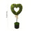 Boxwood Heart Topiary with Bow 29.5 inch 7