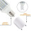 GU24 to E27/E26 Light Adapter White 10 Pack 3