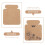 Kraft Paper Earring Display Cards – 100 Blank Holders 5