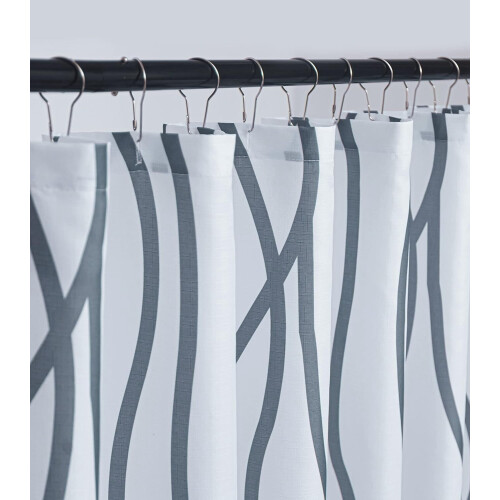 Textured Polyester Shower Curtain 72 x 72 in 2