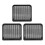 Ensemble de 3 grilles de cuisson en maille pour friteuse à air chaud – Carbone 5