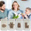 Coffret cadeau de 12 cœurs en bois à câliner 4