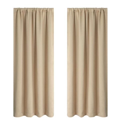 Black Silk Blackout Curtains – Thermal Insulating, Sound 1