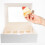 Λευκό κουτί για cupcakes με παράθυρο και 12 κοιλότητες (5 τεμάχια) 3