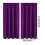 Purple Blackout Curtains 84 x 42 Inch 2