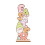 Easter Wooden Letter Ornaments with Rabbit & Egg Design 2