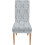 Modern Damask Chair Covers Set of 4 5