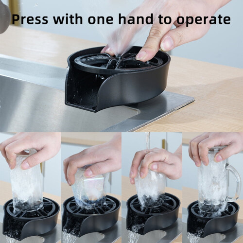 360 Rotating Glass Rinser for Kitchen Sink 1