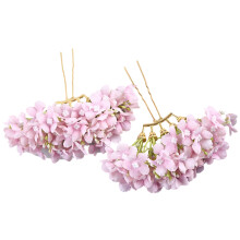 Stylish Bride Hair Stick Updos Tool Hair Jewelry For Long-Pink