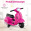 Kinder-Elektromotorrad (6V) mit LED-Scheinwerfer, Rosa 2