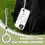 Magnetisk Telefonrem – Sort Hvid Orange 2