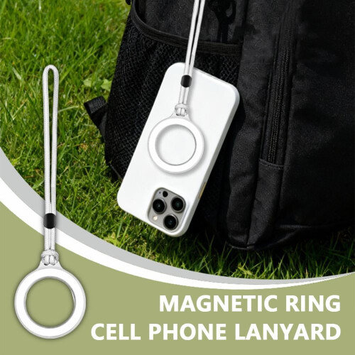 Magnetisk Telefonrem – Sort Hvid Orange 1