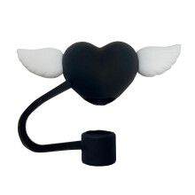 Love Wings Straw Covers for 30/40 oz Tumblers – Reusable Silicone Dust-Proof Toppers, Compatible with Yeti & RTIC