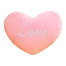 AuroraX Valentine’s Day Heart Knot Pillow – 6" Pink Plush Cushion, Love Design Decor & Gift for Sofa/Shelf