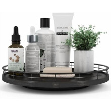 Plateau tournant de salle de bain en chĂŞne, 30 cm (12 pouces)