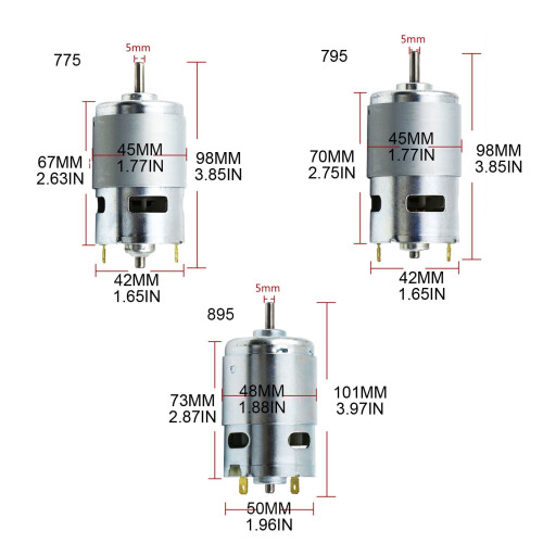 DC12V/24V高扭矩低噪音电机 6000-12000rpm 2
