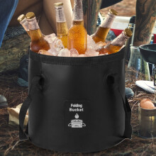 Foldable Bucket Portable Water Container Waterproof Folding Bucket for Gardening Fishing Kitchen Laundry Bathing Travel Beach expedient