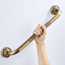 Wall Mounted Shower Grab Bar Copper Handrail for Toilet Safety