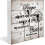 Holzschild mit Blumenmuster, 12,7 x 12,7 cm 1
