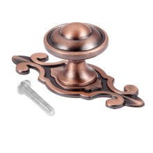 Schubladengriff aus Zinklegierung – 30 mm Knauf, 74 mm Länge