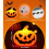 Halloweenpumpa LED-värmeljus med spökansikte 2