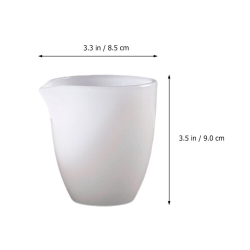 White Ceramic Gongfu Tea Pitcher 1