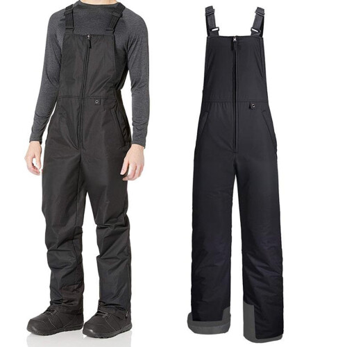 Winter Snow Pants with Adjustable Straps Insulated Unisex 1