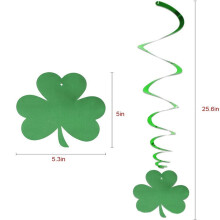 St. Patrick's Day Hanging Grass Leaf Decor